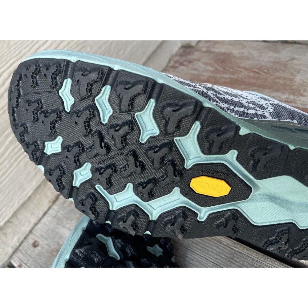 New! Hoka One One Speedgoat 5 Women’s 10B Trail Running Shoes Harbor Mist/Spruce - Picture 10 of 13